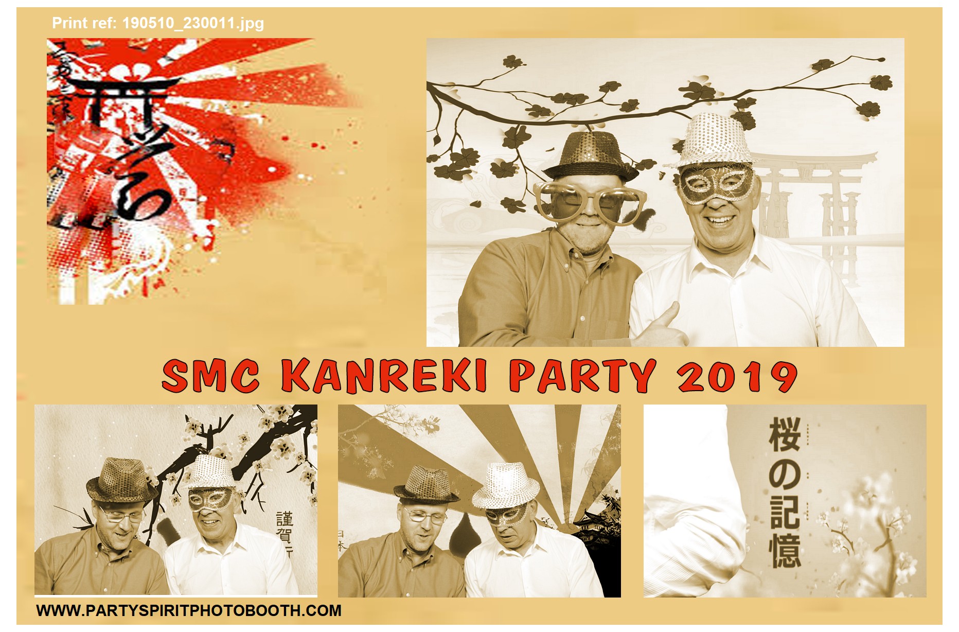 60th Japanese Theme Event | View more photos from the event at gallery.partyspiritphotobooth.com/u/PartySpiritPhotoBooth/60th-Japanese-Theme-Event
